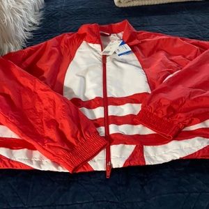 Adidas windbreaker ladies new with tags